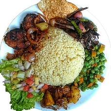 Ruby`s Yellow Rice And Curry With Chicken Devilled    By Gruhanees  Online for specialGifts