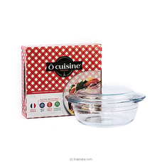 1L Round Casserole With Glass Lid 26153  By Homelux  Online for specialGifts