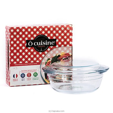 2.3L Round Casserole With Glass Lid 26155  By Homelux  Online for specialGifts