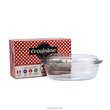 3L Oval Casserole With Glass Lid 1011  By Homelux  Online for specialGifts