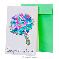 Hand Painted Congratulations Greeting Card at Kapruka Online