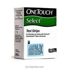 One Touch Select Simple Glucose Test Strips 50S  By One Touch  Online for specialGifts