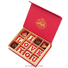 Java `I Love You` 12 Piece Chocolate Box at Kapruka Online