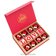 Java Love You  12 Piece Orange Caramel Chocolate Box Buy Java Online for specialGifts