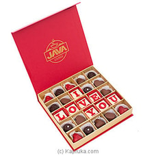 Java `I Love You` 25 Piece Assorted Chocolates Buy Java Online for specialGifts