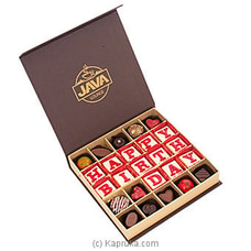 Java Happy B`day 25 Piece Chocolates Buy Java Online for specialGifts