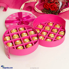Pink Delight 24 Piece Chocolates Buy Ferrero Rocher Online for specialGifts