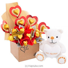 Java Heartfelt Love Chcolates With Cuddly Teddy Buy Java Online for specialGifts