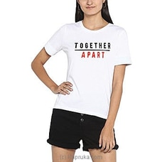 Women`s Together Apart Tshirt - W2KT12112CNL-Y Buy LICC - Long Island Clothing Company (Pvt) Ltd Online for specialGifts