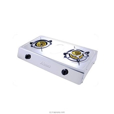 Abans 2 Burners Gas Sove Stainless Steel Table Top ABCKTT2XS1605 Buy Abans Online for specialGifts
