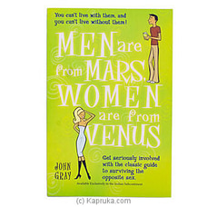 Men Are From Mars Women Are From Venus Buy M D Gunasena Online for specialGifts