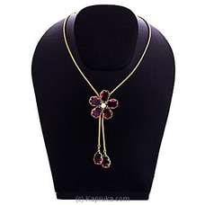 Crystal Flower Pendant With Necklace Buy Swarovski Online for specialGifts