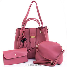 Women`s 3 Piece Handbag Set Buy Fashion | Handbags | Shoes | Wallets and More at Kapruka Online for specialGifts