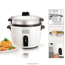 Black - Decker 2.8L Non-Stick Rice Cooker With Glass Lid By Black - Decker at Kapruka Online for specialGifts