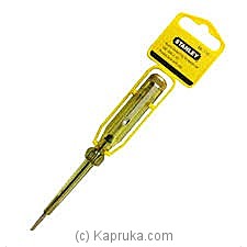 Stanley TESTER Screw Driver - SPARK TESTING 135MM PP OGS-66-119  By Stanley  Online for specialGifts
