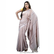 Light Pink Mixed Standard Cotton Saree-c1476 at Kapruka Online