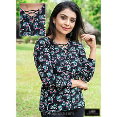 Criss cross strech top -LT090007Black Buy Lady Holton Online for specialGifts