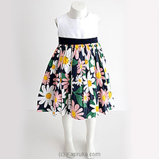 Blair Multi Colored Floral Print Cotton Dress at Kapruka Online