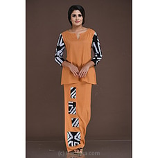 Linen Lungi Kit with Rayon Printed Sleeves at Kapruka Online