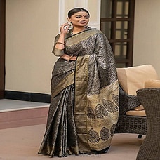 Soft kanchipuram silk saree -Gray  By Amare  Online for specialGifts