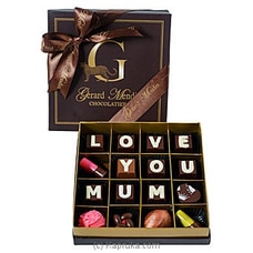 `LOVE YOU MOM` 16 Piece Chocolate Box (GMC)  By GMC  Online for specialGifts