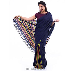Multi colour Mixed Black Saree Buy Islandlux Online for specialGifts
