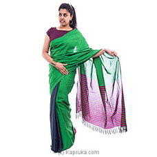 Light Green and Maroon mixed Saree  By Islandlux  Online for specialGifts