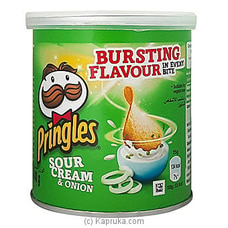 Small Tin Of Pringles Sour Cream and Onion -40g Buy Pringles Online for specialGifts