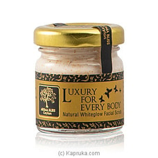 Aroma Bliss Whiteglow Walnut Shell Powder Face Scrub (45g) at Kapruka Online