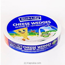 Rich Life Cheese Wedges 8 Portion-120g Buy Online Grocery Online for specialGifts