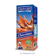 Rich Life Chocolate Flavoured Milk -180 Ml - Richlife - Dairy Products at Kapruka Online