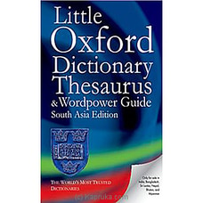 Little Oxford Dictionary Thesaurus - WordGuide (MDG) Buy M D Gunasena Online for specialGifts