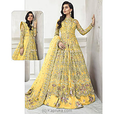 Yellow Heavy Net With Stone Work Lehenga By Amare at Kapruka Online for specialGifts