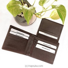 P.G Martin Genuine Leather Wallet -NML Brown at Kapruka Online