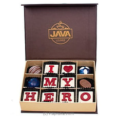 Java I Love My Hero 12 Piece Chocolates Buy Java Online for specialGifts