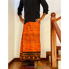 Orange Mixed Batik Sarong Buy same day delivery Online for specialGifts