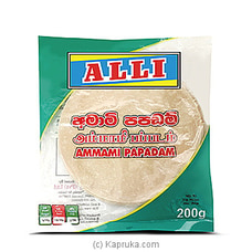 Alli Amami Papadam 200g - Specialty Foods at Kapruka Online