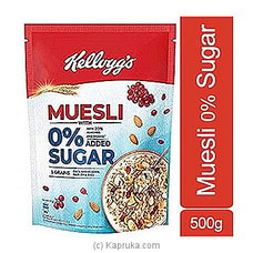 Kelloggs Muesli Zero Added Sugar- 500gat Kapruka Online for specialGifts