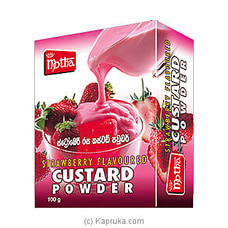 Motha Strawberrry Flavoured Custard Powder -100g at Kapruka Online