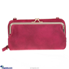 Panelled Wallet with Coin Purse - Red Buy Fashion | Handbags | Shoes | Wallets and More at Kapruka Online for specialGifts
