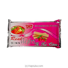 Uswatte Real Strawberry Cream  Wafers- 90g By Uswatte at Kapruka Online for specialGifts