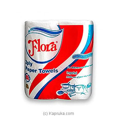 Flora Kitchen Towel Roll  1Ply 100Sx 2 at Kapruka Online
