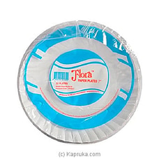 Flora Paper Plates -7` 25`S - Cleansers at Kapruka Online