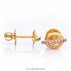 Vogue 22K Gold Ear Stud Set With 16 (c/z) Rounds Buy Vogue Online for specialGifts
