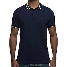 Men`s Slim Fit Urban Polo T-shirt French Navy at Kapruka Online