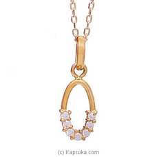 Vogue 22K Gold Pendant Set With 7 (c/z) Round  Buy Vogue Online for specialGifts