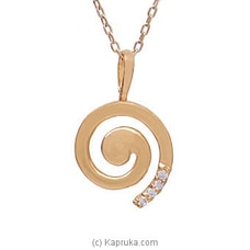 Vogue 22K Gold Pendant Set With 4 (c/z) Rounds Buy Vogue Online for specialGifts