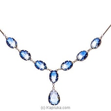 Necklace for Women Embellished with blue Crystals Buy Swarovski Online for specialGifts