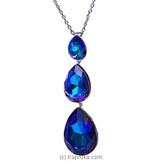 Necklace for Women Embellished with blue Crystals - Swarovski Elements Buy Swarovski Online for specialGifts