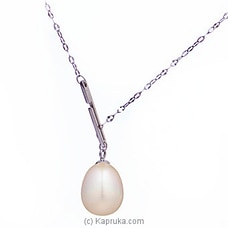 Pearl drop Silver Necklace for Women -Swaroski Elements Buy Swarovski Online for specialGifts